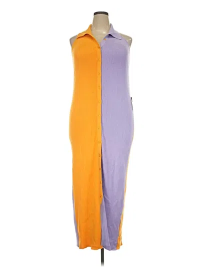 Pre-owned Eloquii Casual Dress In Purple
