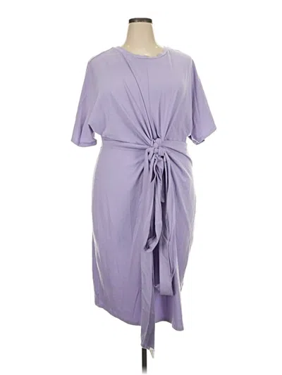 Pre-owned Eloquii Casual Dress In Purple