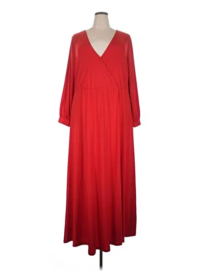 Pre-owned Eloquii Casual Dress In Red