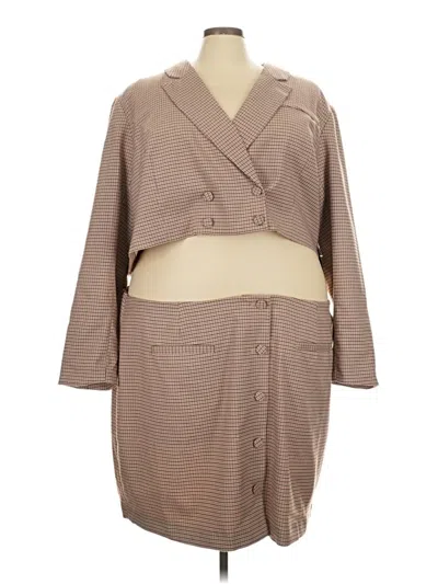 Pre-owned Eloquii Casual Dress In Tan