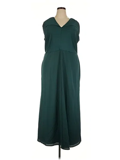 Pre-owned Eloquii Casual Dress In Teal