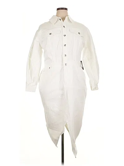 Pre-owned Eloquii Casual Dress In White