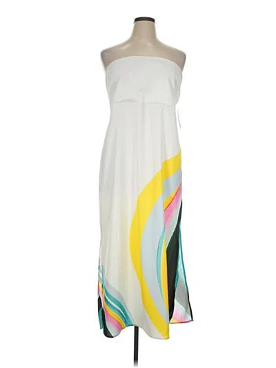 Pre-owned Eloquii Casual Dress In White