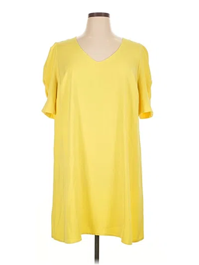 Pre-owned Eloquii Casual Dress In Yellow