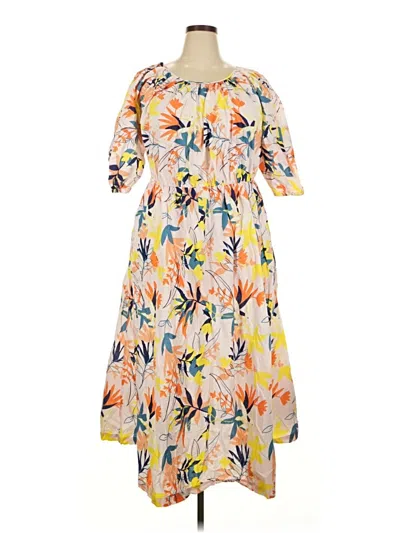 Pre-owned Eloquii Casual Dress In Yellow