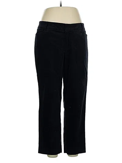 Pre-owned Eloquii Casual Pants In Black