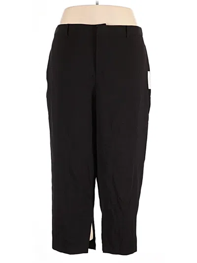 Pre-owned Eloquii Casual Pants In Black