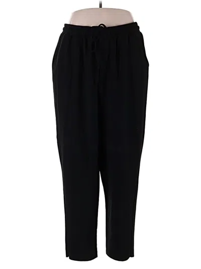 Pre-owned Eloquii Casual Pants In Black