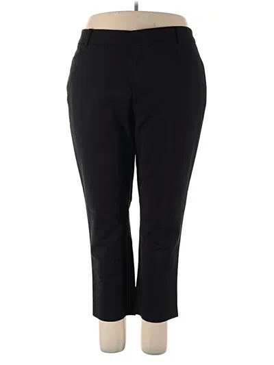 Pre-owned Eloquii Casual Pants In Black