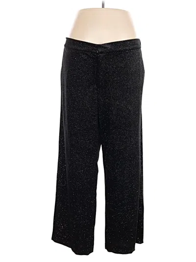 Pre-owned Eloquii Casual Pants In Black
