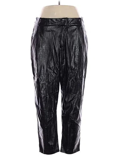 Pre-owned Eloquii Casual Pants In Black