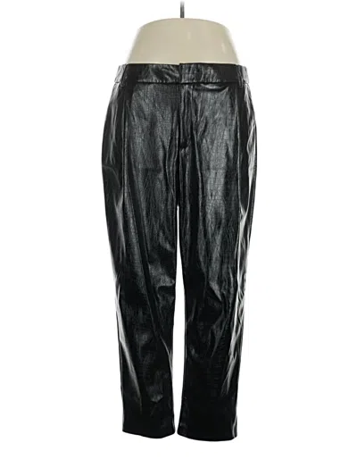 Pre-owned Eloquii Casual Pants In Black
