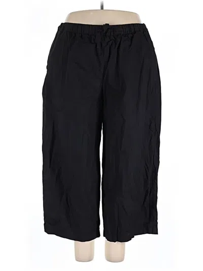 Pre-owned Eloquii Casual Pants In Black