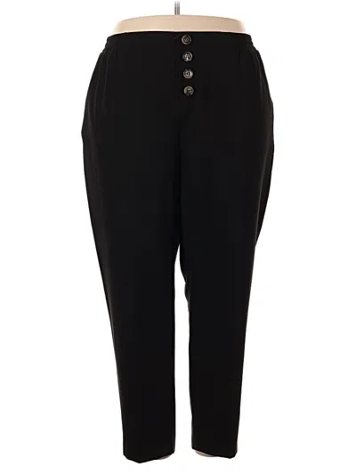 Pre-owned Eloquii Casual Pants In Black