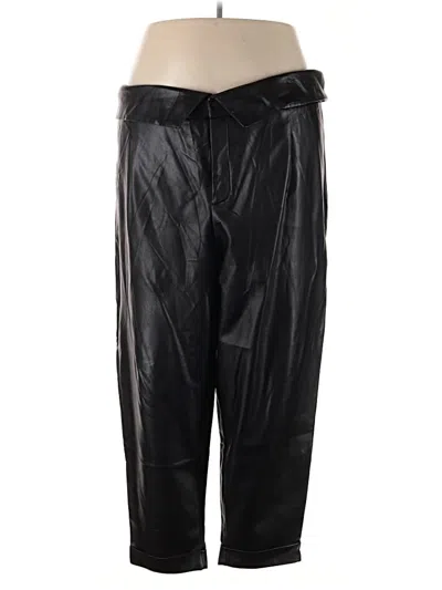 Pre-owned Eloquii Casual Pants In Black