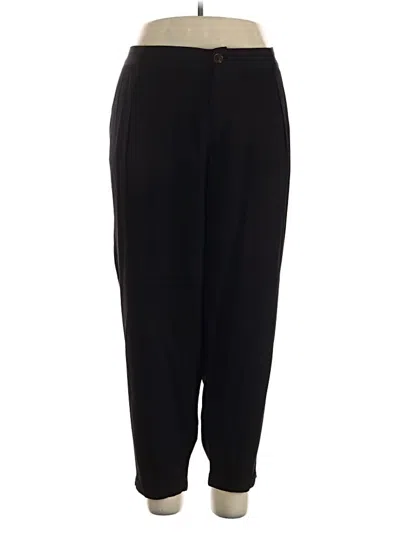 Pre-owned Eloquii Casual Pants In Black