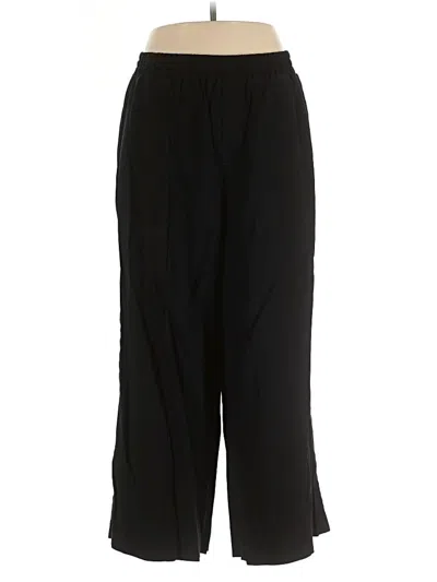 Pre-owned Eloquii Casual Pants In Black