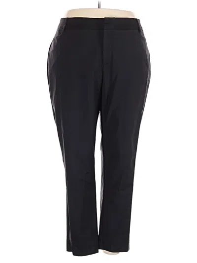 Pre-owned Eloquii Casual Pants In Black