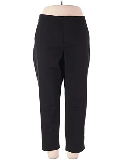 Pre-owned Eloquii Casual Pants In Black