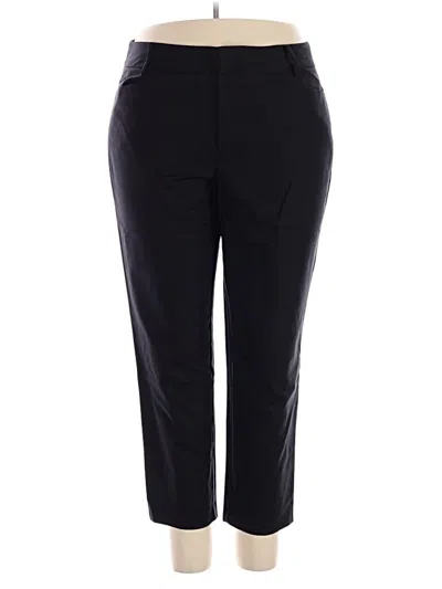 Pre-owned Eloquii Casual Pants In Black