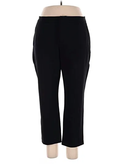 Pre-owned Eloquii Casual Pants In Black