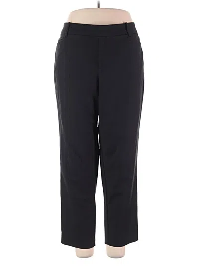 Pre-owned Eloquii Casual Pants In Black