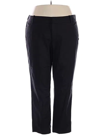 Pre-owned Eloquii Casual Pants In Black