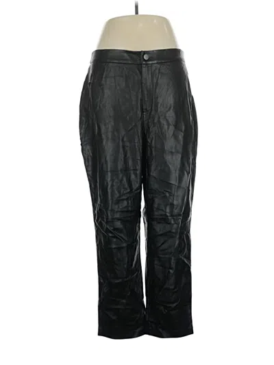Pre-owned Eloquii Casual Pants In Black