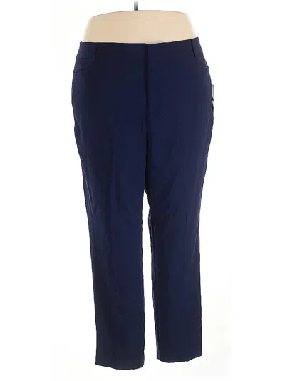 Pre-owned Eloquii Casual Pants In Blue