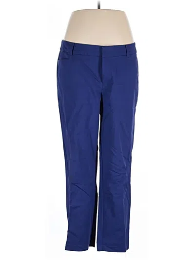 Pre-owned Eloquii Casual Pants In Blue