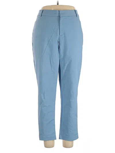 Pre-owned Eloquii Casual Pants In Blue