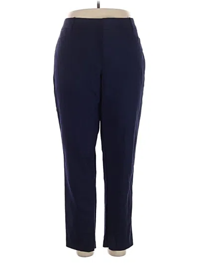 Pre-owned Eloquii Casual Pants In Blue