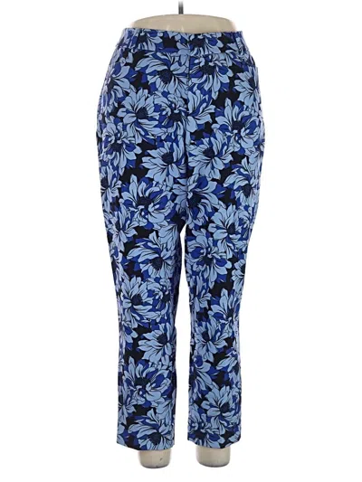 Pre-owned Eloquii Casual Pants In Blue