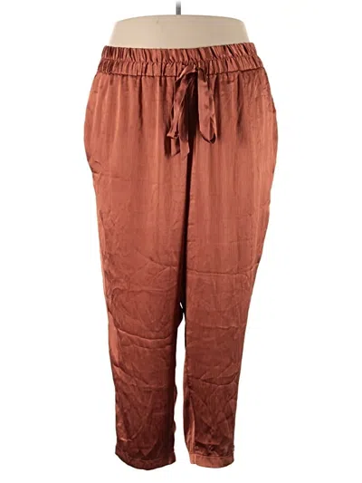Pre-owned Eloquii Casual Pants In Brown
