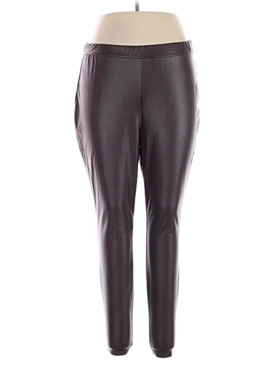 Pre-owned Eloquii Casual Pants In Brown