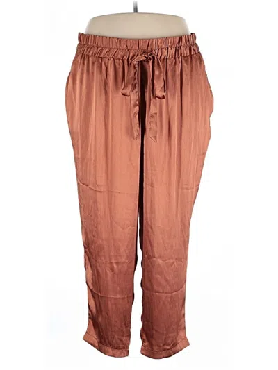 Pre-owned Eloquii Casual Pants In Brown