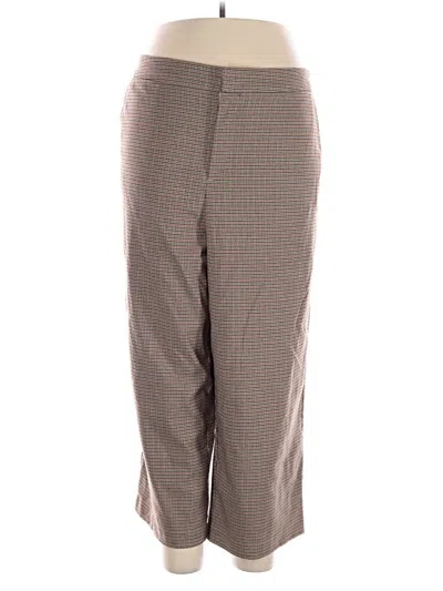 Pre-owned Eloquii Casual Pants In Brown