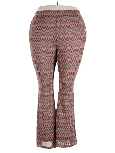 Pre-owned Eloquii Casual Pants In Brown