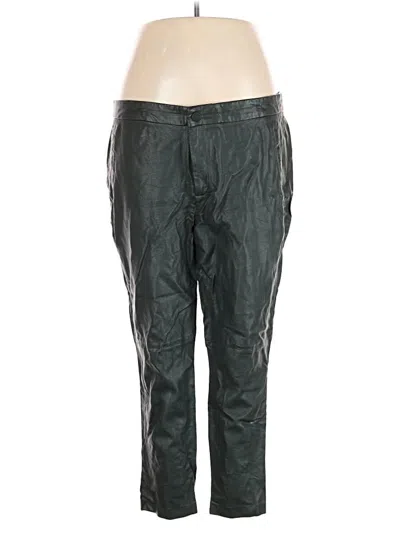 Pre-owned Eloquii Casual Pants In Green