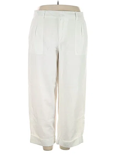 Pre-owned Eloquii Casual Pants In Ivory