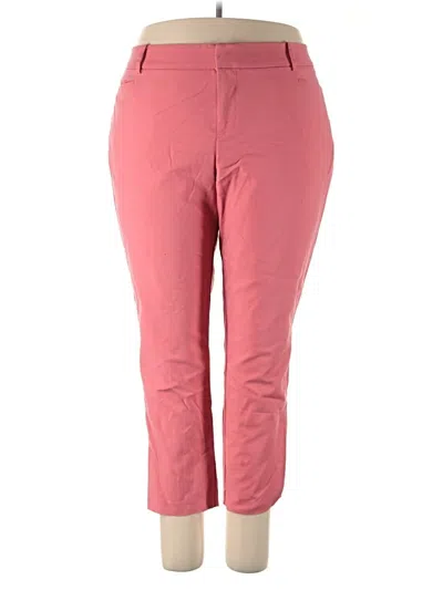 Pre-owned Eloquii Casual Pants In Pink
