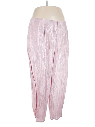 Pre-owned Eloquii Casual Pants In Pink