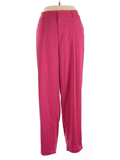 Pre-owned Eloquii Casual Pants In Pink