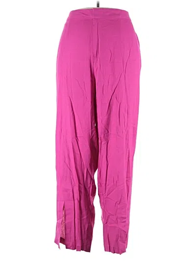 Pre-owned Eloquii Casual Pants In Pink