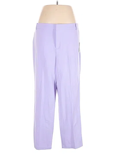 Pre-owned Eloquii Casual Pants In Purple