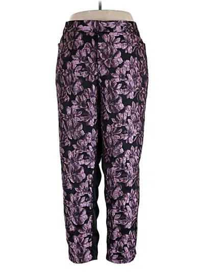 Pre-owned Eloquii Casual Pants In Purple