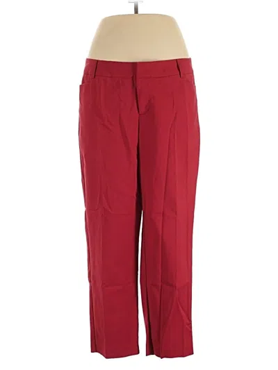Pre-owned Eloquii Casual Pants In Red