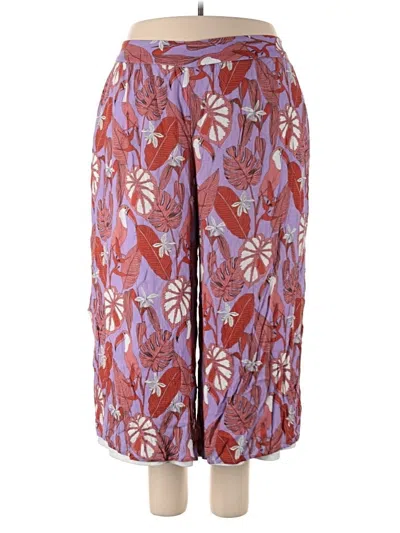 Pre-owned Eloquii Casual Pants In Red