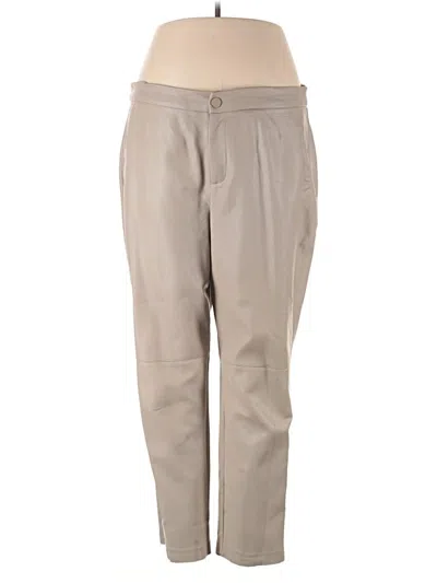 Pre-owned Eloquii Casual Pants In Tan
