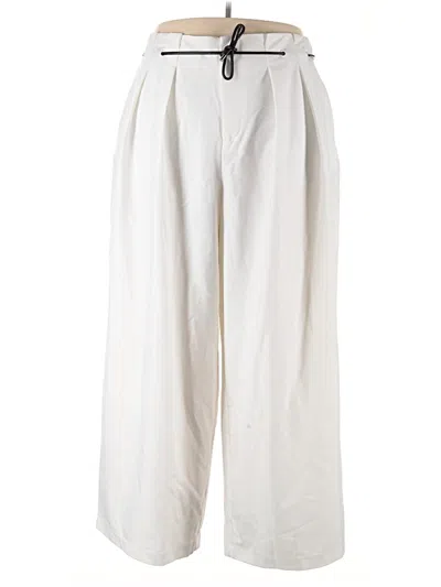 Pre-owned Eloquii Casual Pants In White
